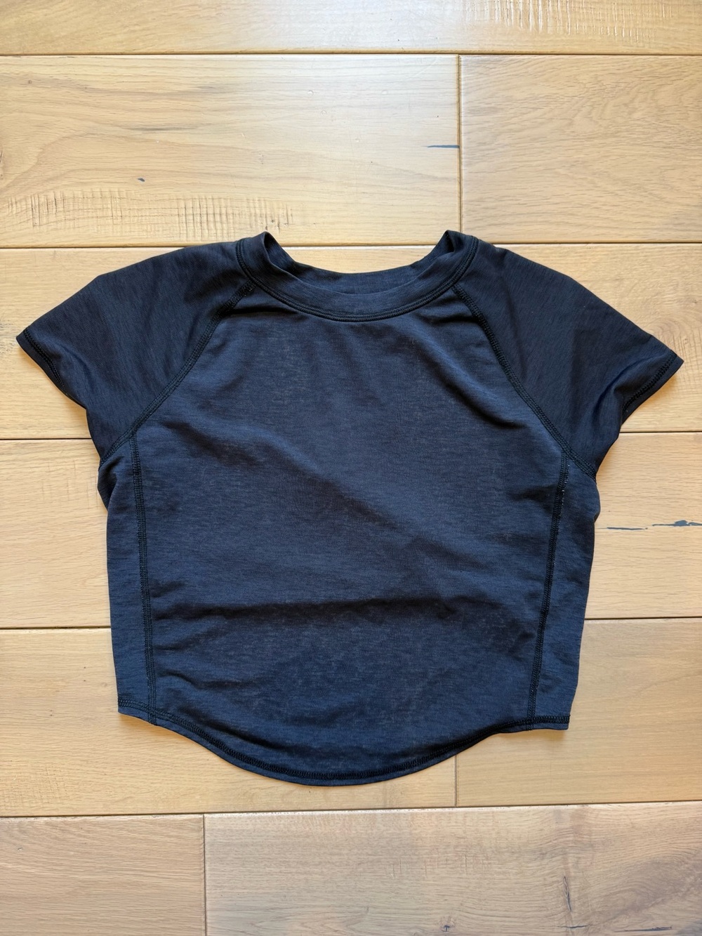 Free people movement black top with cutout back